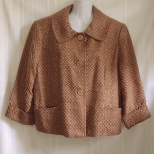 Harvey Bernard XL vintage women's short tweed Jacket